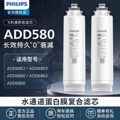 飞利浦净饮水通道蛋白复合滤芯ADD580适用于6860/6863/6803/6833