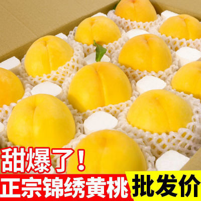 【礼盒装】正宗锦绣黄桃2.8斤/4.5斤孕妇当季新鲜水果包邮