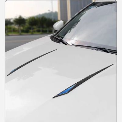 2024个性新款汽车叶子板刀锋TPU+不锈钢装饰贴全品牌车通