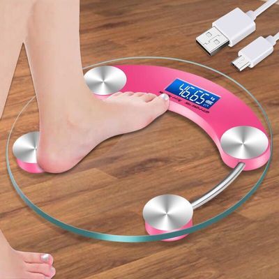 家用USB充电电子称体重秤精准健康秤人体秤成人健身减肥称计重器