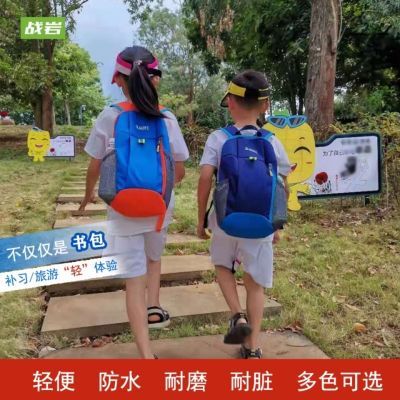 小学生春游背包儿童背包6-12岁大童男女户外旅游双肩包轻便补课包