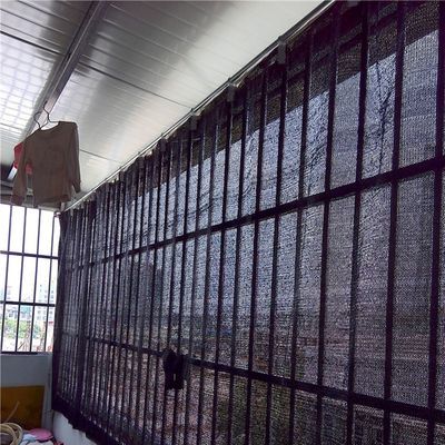 黑色加密加厚家用活动式窗户防晒网隔热网阳光阳台遮阳帘可拆卸