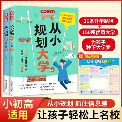 【开心】2024小初高中适用从小规划大学高考目标院校选择走近名校