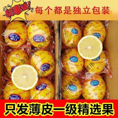 四川安岳黄柠檬正宗尤力克新鲜应季水果皮薄多汁非香水奶茶店商用