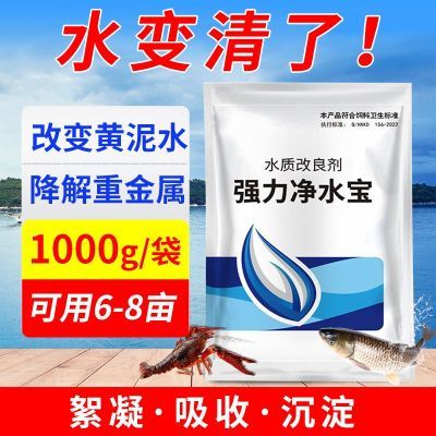 水产强力净水宝养殖鱼虾蟹塘增强免疫强效改水活水快速降解重金属