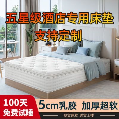 定做任意尺寸定制酒店专用卧室家用乳胶弹簧床垫记忆棉20cm厚软垫