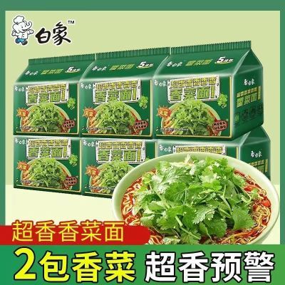 白象香菜面泡面香菜方便面整箱速食面超香香菜味袋装面饼夜宵速食