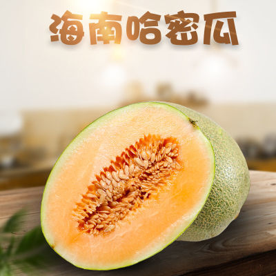 新鲜哈密瓜晓蜜25号热带应季水果海南甜蜜瓜整箱4.5/9斤自然搭档