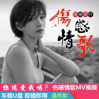 车载音乐U盘高清视频MV伤感情歌歌曲流行MP4车用usb优盘MP3带歌曲