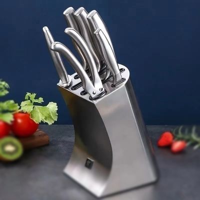 德国双立人厨房刀架台式刀具全套不锈钢切菜刀组合七件套装专用