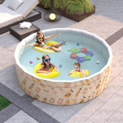 免充气海洋球池游泳池儿童家用玩具池室内宝宝围栏户外支架水池