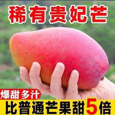 【现摘现发】贵妃芒果最新采摘整箱发货爆甜多汁