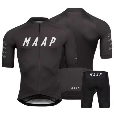新款MAAP公路自行车夏季骑行男款短袖牛奶舒适上衣透气套装速