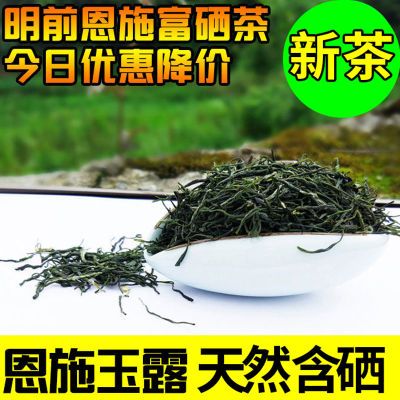 茶叶【恩施玉露】2024年新茶高山绿茶浓香绿茶特价促销硒茶罐装