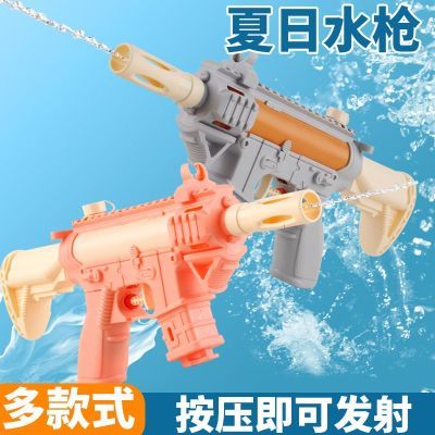 新款M416儿童玩具水枪突击玩具打水仗回弹水枪夏日户外呲水枪【3天内发货】