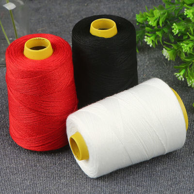 缝被子线棉线3股加粗白线家用手工缝被子专用针和线 老式粗棉线团