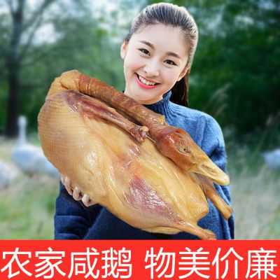 溧阳咸鹅天目湖特产腌鹅农家腊鹅风干鹅腊肉安徽咸鸭咸鸡鹅肉包邮