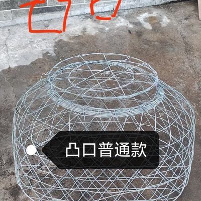 新款宠物家禽家畜加粗椭圆形凸口鸡鸭笼鱼笼手工编织田鸡笼