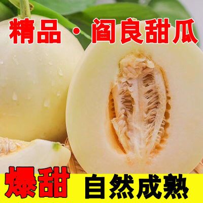 【带箱9-10斤】陕西阎良甜瓜水果甜瓜新鲜水果蜜瓜爆甜产地直发货