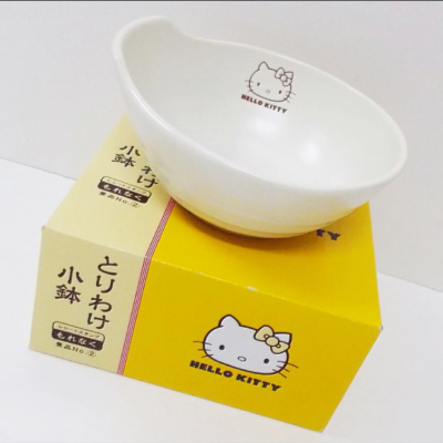 罗森联名hello Kitty餐具陶瓷碗KT猫四方碟可爱零食水果酸奶小钵