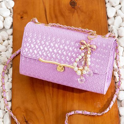 【送水晶挂件】包包女2022新款韩版时尚单肩包斜挎包简约链条包包