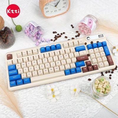 KZZI珂芝z98青春版无线蓝牙三模机械键盘热插拔RGB女生高颜值办公