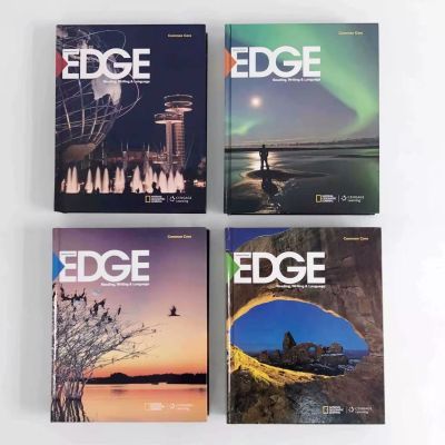 英文原版中学生语言教材EDGE 四个阶段全彩精装4册