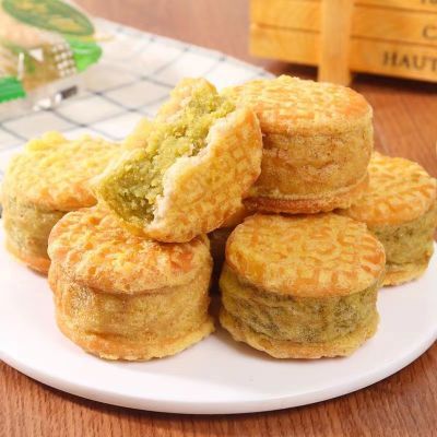 绿豆饼板栗酥传统老式绿豆糕点心零食小吃早餐食品整箱批发月饼干