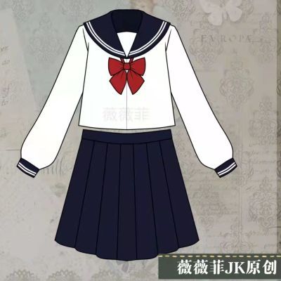 日系正统水手服jk制服正版原创不良三本学生二本基础学院套装长袖