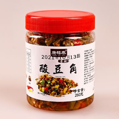康禧泰 湖南特产农家酸豆角剁椒豇豆开胃下饭菜280g 湘味可