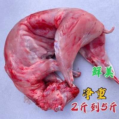 新鲜兔肉整只现杀兔子肉鲜兔肉真空包装2斤到6斤一只速冻包邮