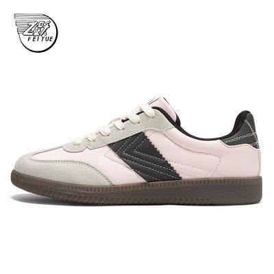 百亿补贴：Feiyue/飞跃德训鞋女2025夏季拼接撞色休闲鞋经典复古低帮滑板鞋 84元