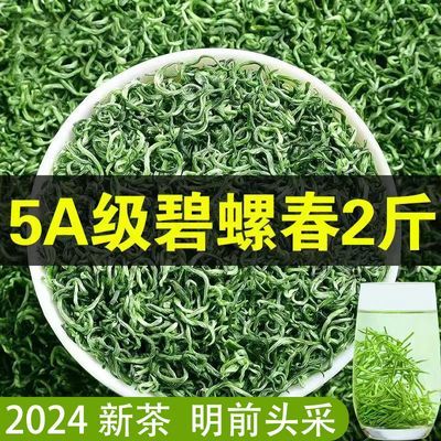 【一斤】正宗2024新茶碧螺春浓香绿茶嫩芽嫩叶花果香