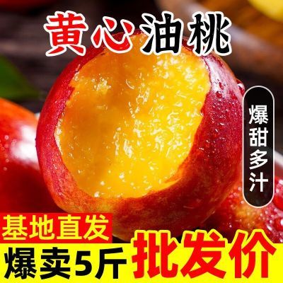 【香甜爆汁】黄心油桃桃子应季当新鲜水果整箱超甜脆桃水蜜桃