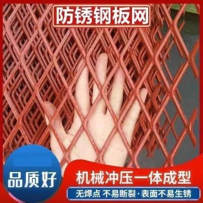 加厚防锈菱形网格铁网围鸡养殖防护网圈山圈地圈果园坡地面防裂网