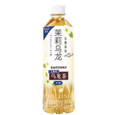 三得利茉莉乌龙茶无糖微甜0糖0脂茶饮料口感清爽包邮500ml