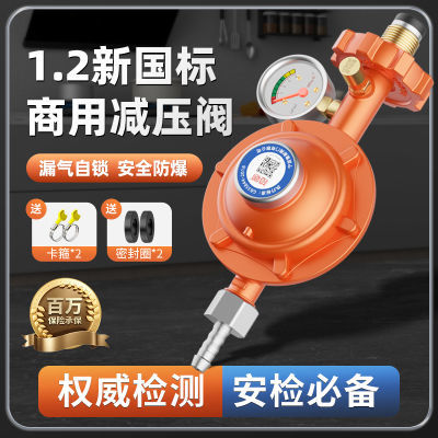 新国标1.2大流量商用减压阀液化气家用防爆煤气罐低压阀门自闭