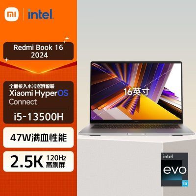 ڲС Redmibook16 I5-13500Hߴ糬峬ᱡʼǱ7ڷ3899Ԫ