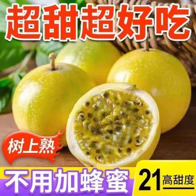 新鲜海南纯甜钦蜜9号黄金百香果特大果当季广西水果鸡蛋果5斤批发