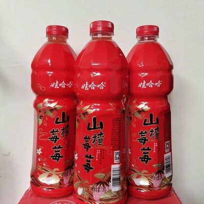 娃哈哈特价山楂复合莓莓果汁饮料饮品450ml批发果味瓶装整箱
