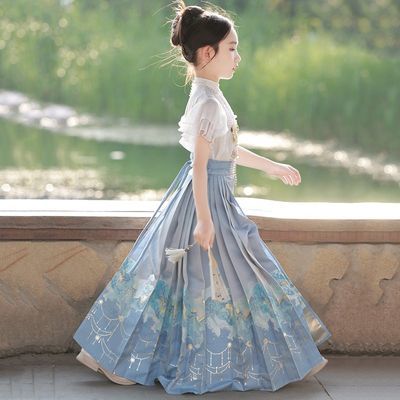 马面裙女童秋款套装2023新款秋季新中式儿童汉服中国风高级感