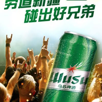 新疆原产绿乌苏易拉罐装大乌苏啤酒500ml*12罐大绿拉整箱批发清仓