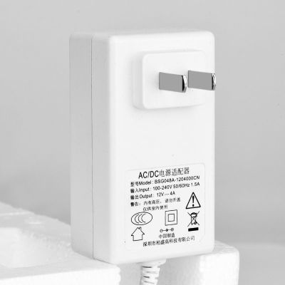 白色通用美容脱毛仪显示12V4A3A9V4.45A电源适配充电器2.5A电源线