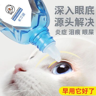 猫咪滴眼液狗狗滴眼抗菌消炎宠物眼部泪痕杀菌医用猫咪专用滴眼液