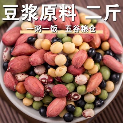 【新货上市】豆浆原料五谷杂粮组合营养早餐豆浆红花生米黑豆混合