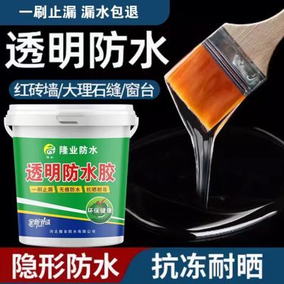 透明防水胶外墙防水涂料漆卫生间淋浴房屋顶漏水补漏裂缝通用胶水