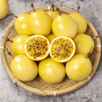 【现货】黄金百香果钦蜜9号5斤新鲜水果黄色纯甜大果皱皮现摘包