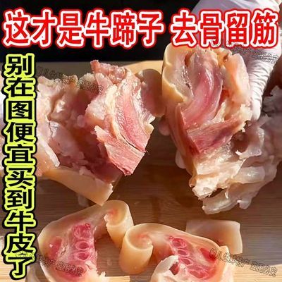 草饲黄牛牛蹄子去骨剔骨牛蹄子整只新鲜半熟脱骨牛脚牛蹄筋大牛腿