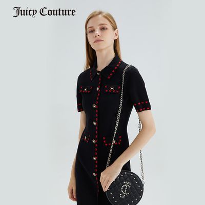 【商场同款】Juicy Couture橘滋修身显瘦法式收腰短