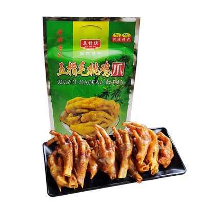 五指毛桃鸡爪香辣凤爪开袋即食熟食新鲜卤烤肉河源特产优惠商品图片